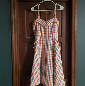 Voodoo Vixen Rainbow Gingham